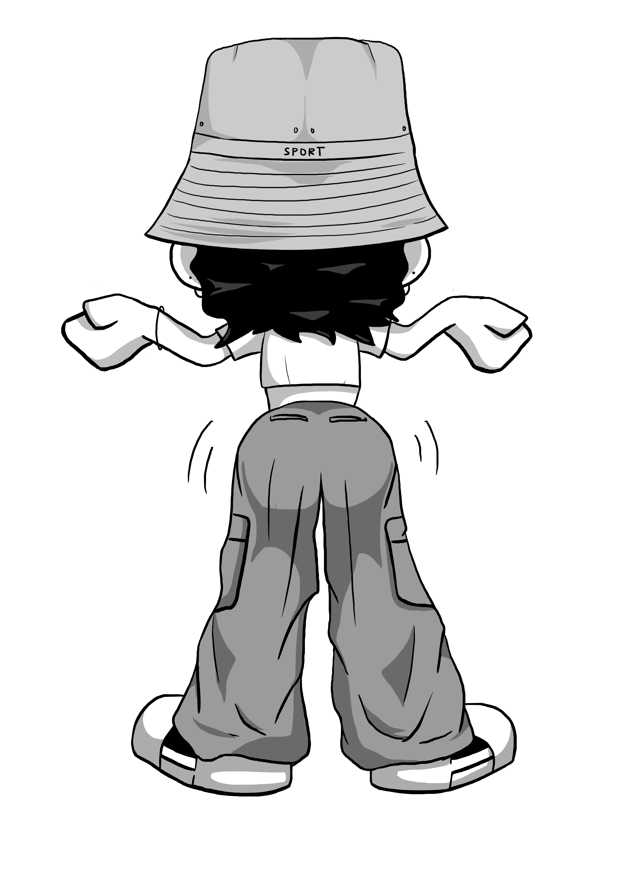 Person twerking